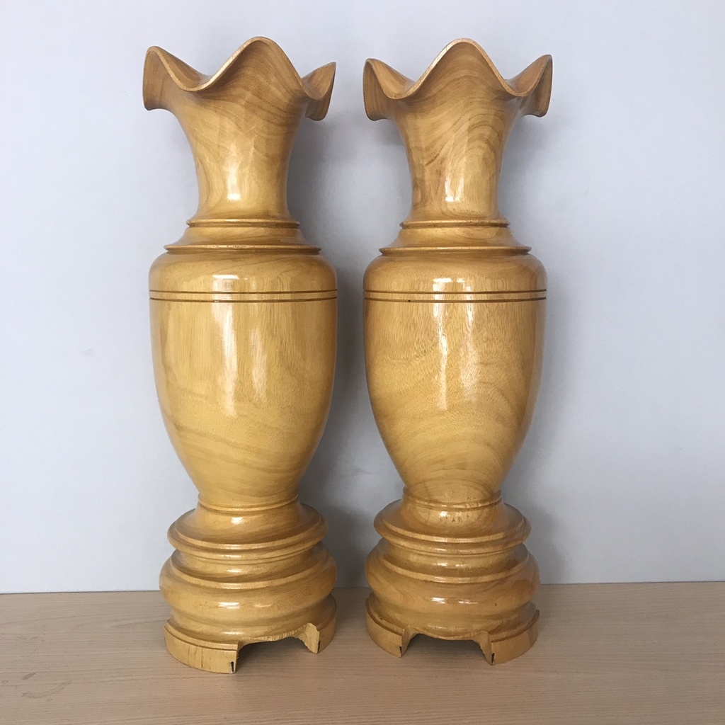 Bình gỗ trang trí